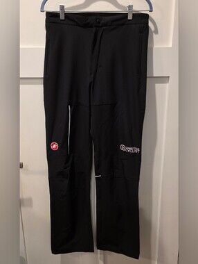 Castelli Men’s Race Day Warm Up Pants Size M Black Cycling  Competitive Cyclist